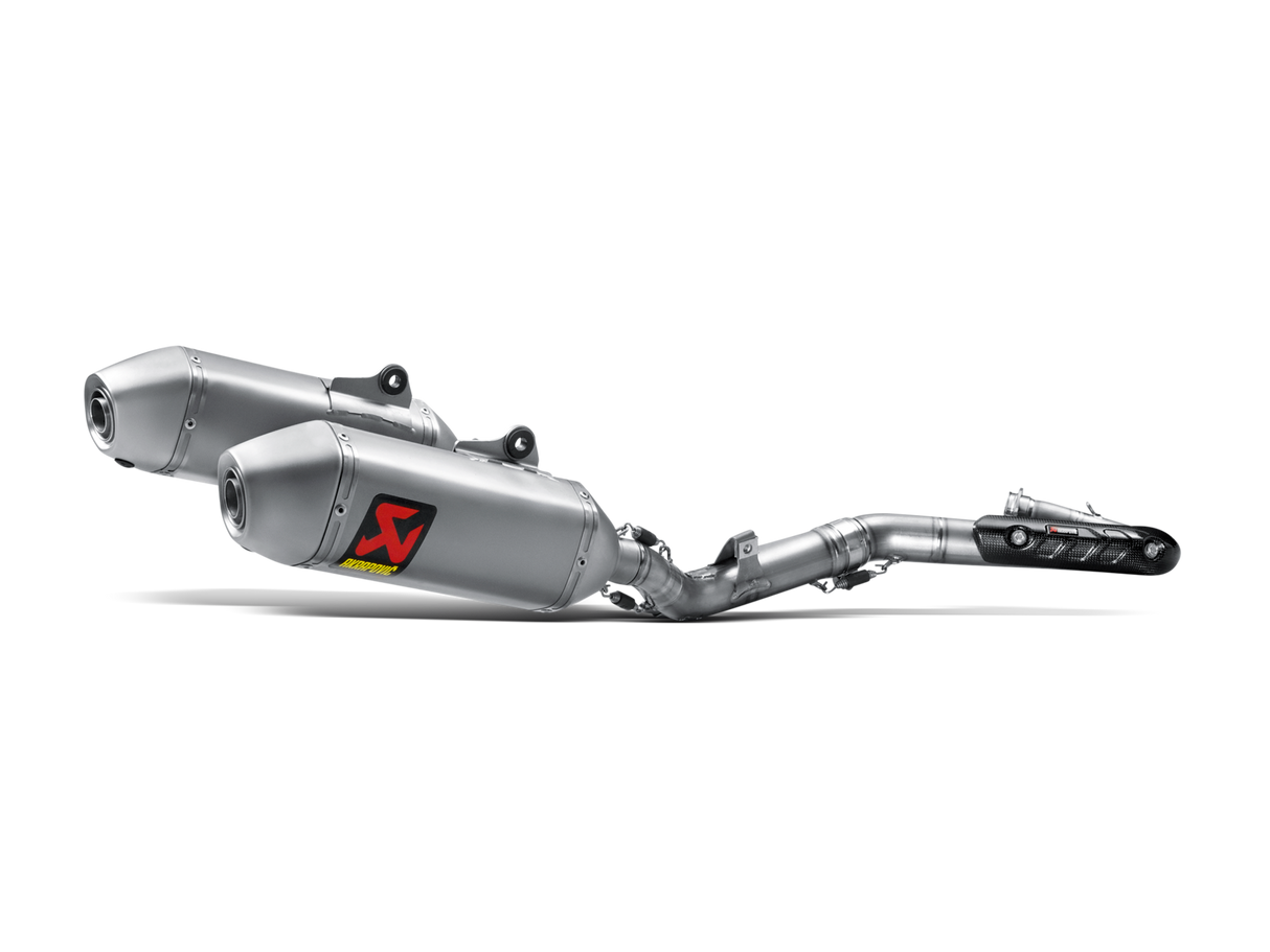 Akrapovic Evolution Line Titanium Exhaust System w/Titanium End Cap for Honda CRF450R/CRF450RX 15-16 Akrapovic