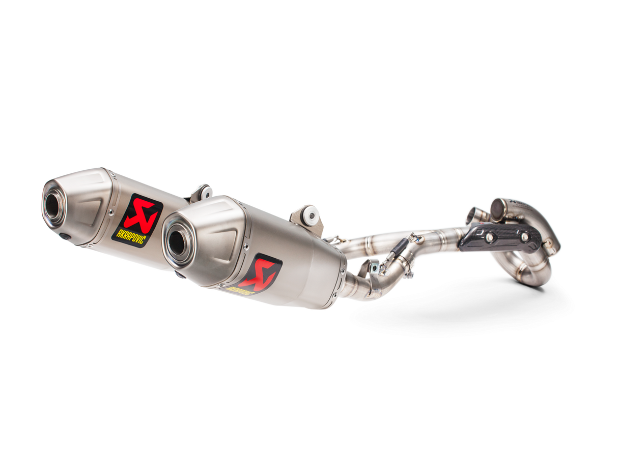 Akrapovic Evolution Line Titanium Exhaust System w/Titanium End Cap for Honda CRF450R/CRF450RX 17-20 Akrapovic