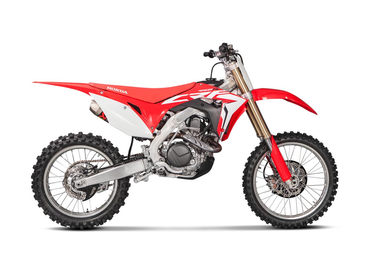 Akrapovic Slip-On Line Titanium Muffler System w/Titanium End Cap for Honda CRF450R/CRF450RX 17-18 Akrapovic