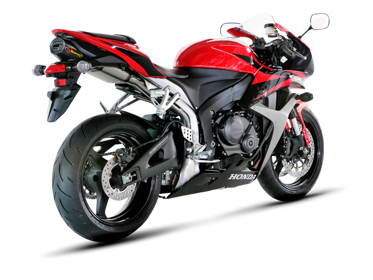 Akrapovic Slip-On Line Titanium Muffler System w/Carbon End Cap for Honda CBR600RR 07-08 Akrapovic