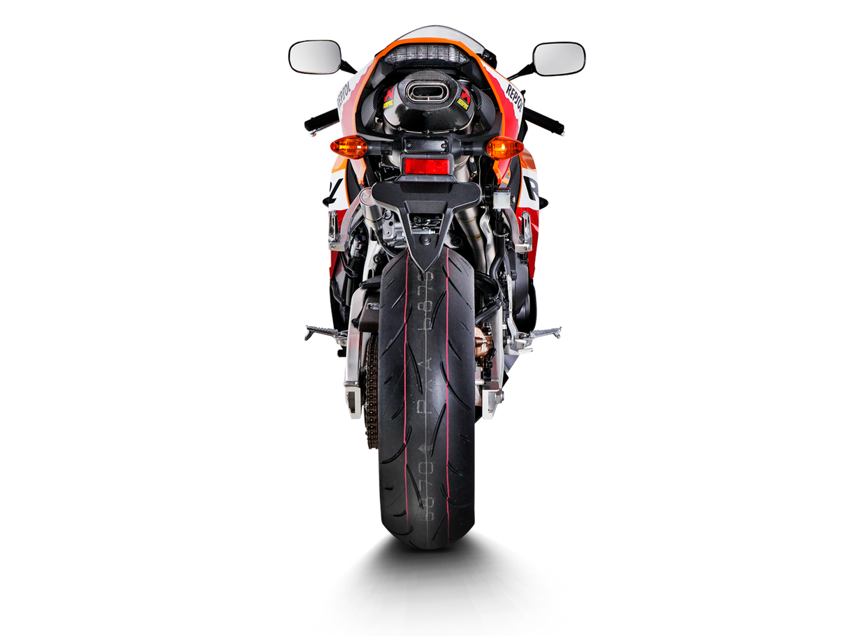 Akrapovic Slip-On Line Titanium Muffler System w/Carbon End Cap for Honda CBR600RR 13-18 Akrapovic