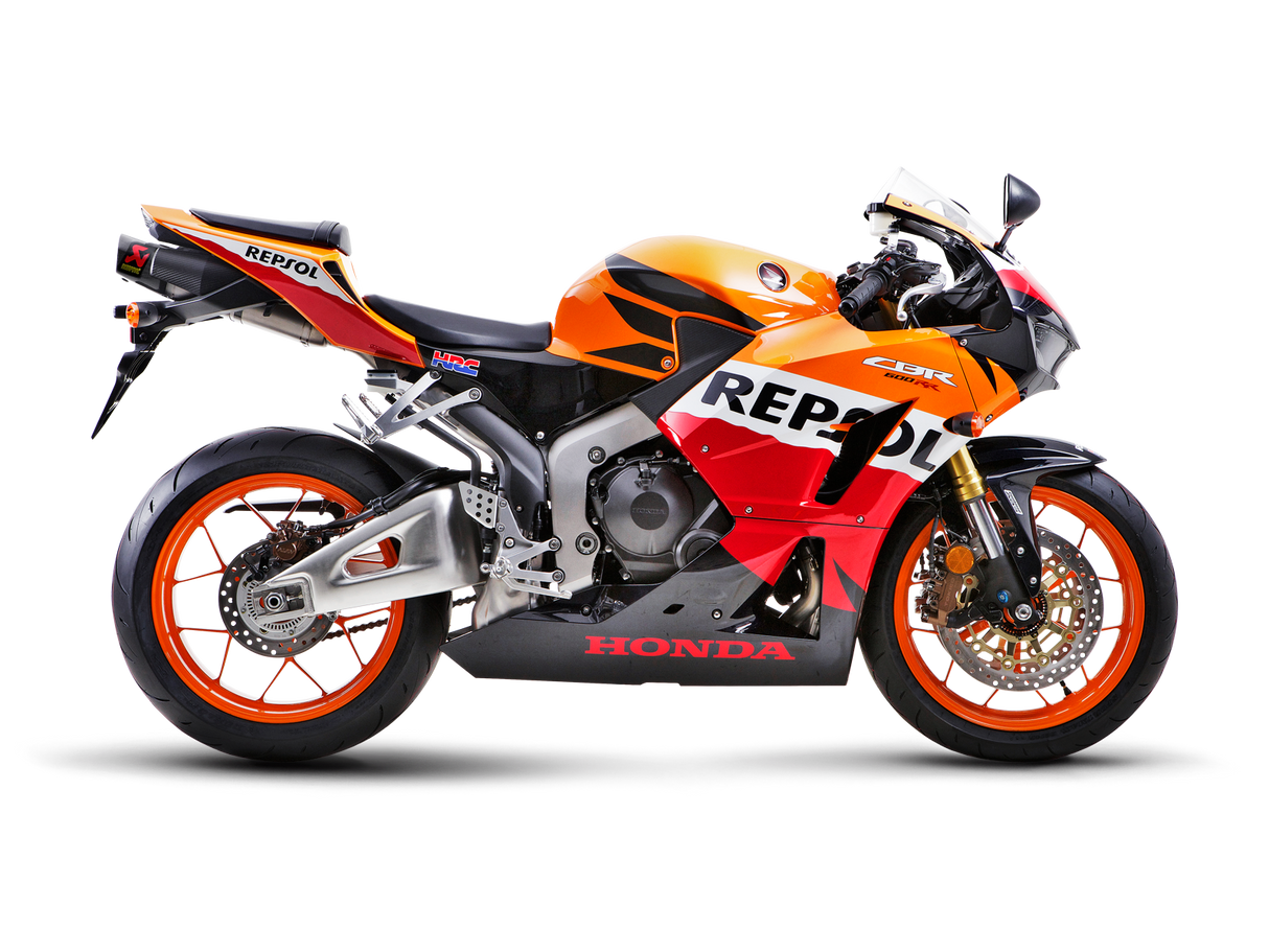 Akrapovic Slip-On Line Titanium Muffler System w/Carbon End Cap for Honda CBR600RR 13-18 Akrapovic