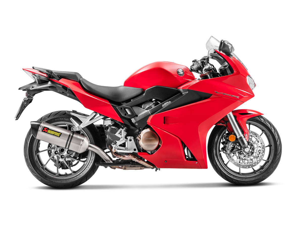 Akrapovic Slip-On Line Titanium Muffler System w/Carbon End Cap for Honda VFR800F 17-20/VFR800X Crossrunner 17-20 Akrapovic
