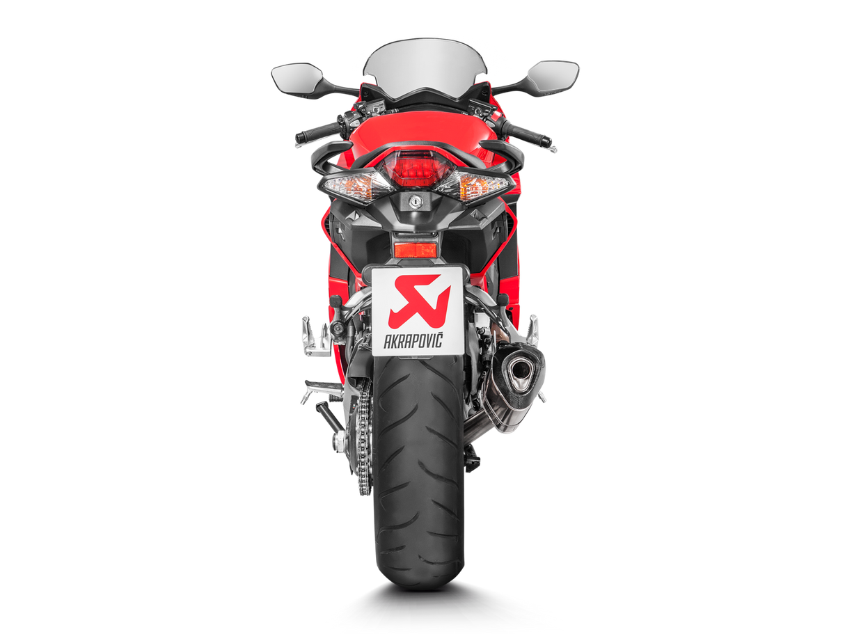 Akrapovic Slip-On Line Titanium Muffler System w/Carbon End Cap for Honda VFR800F 17-20/VFR800X Crossrunner 17-20 Akrapovic