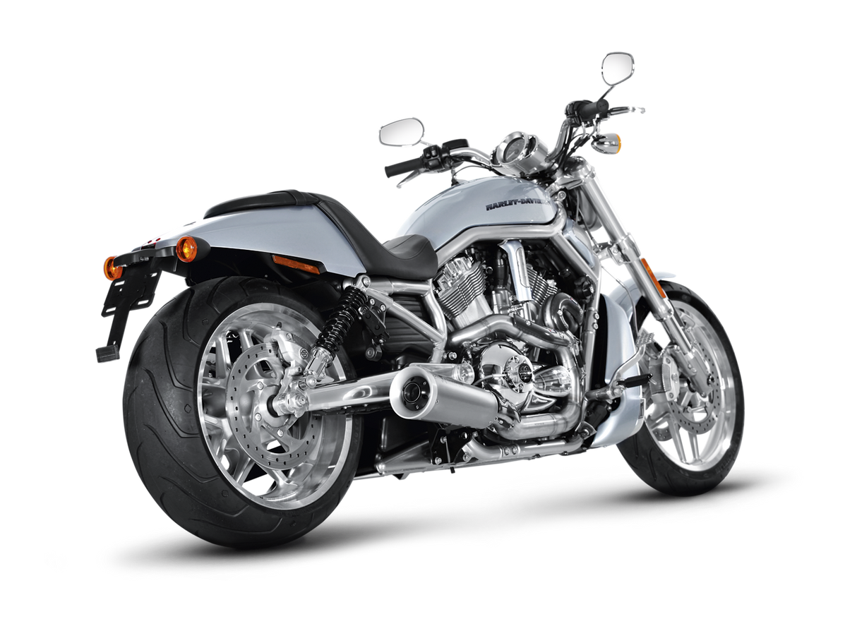 Akrapovic Open Line Titanium Exhaust System w/Titanium End Cap & Carbon Heat Shield for Harley-Davidson V-Rod VRSCF/VRSCDX 09-16 Models Akrapovic
