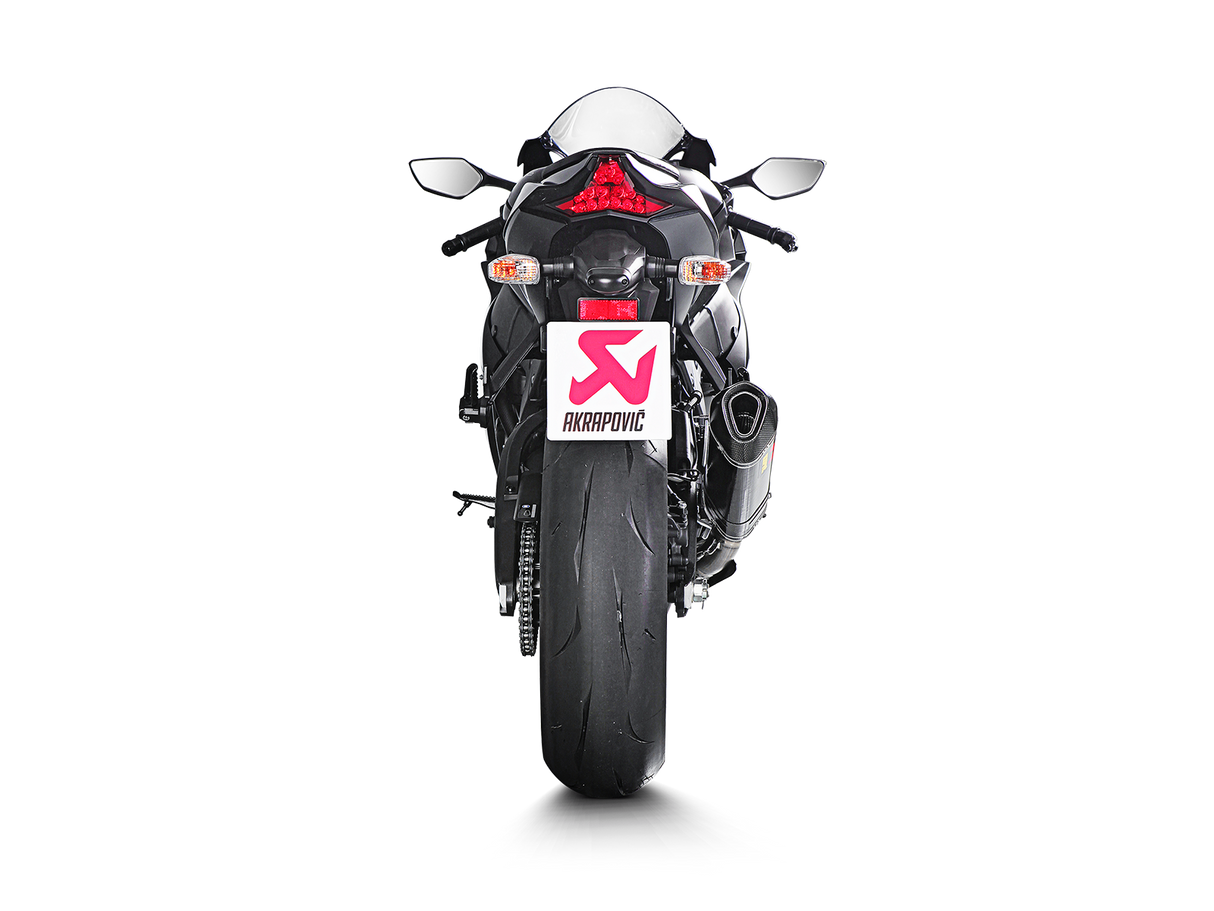 Akrapovic Slip-On Line Titanium Muffler System w/Carbon End Cap for Kawasaki Ninja ZX-10R 16-20 Akrapovic