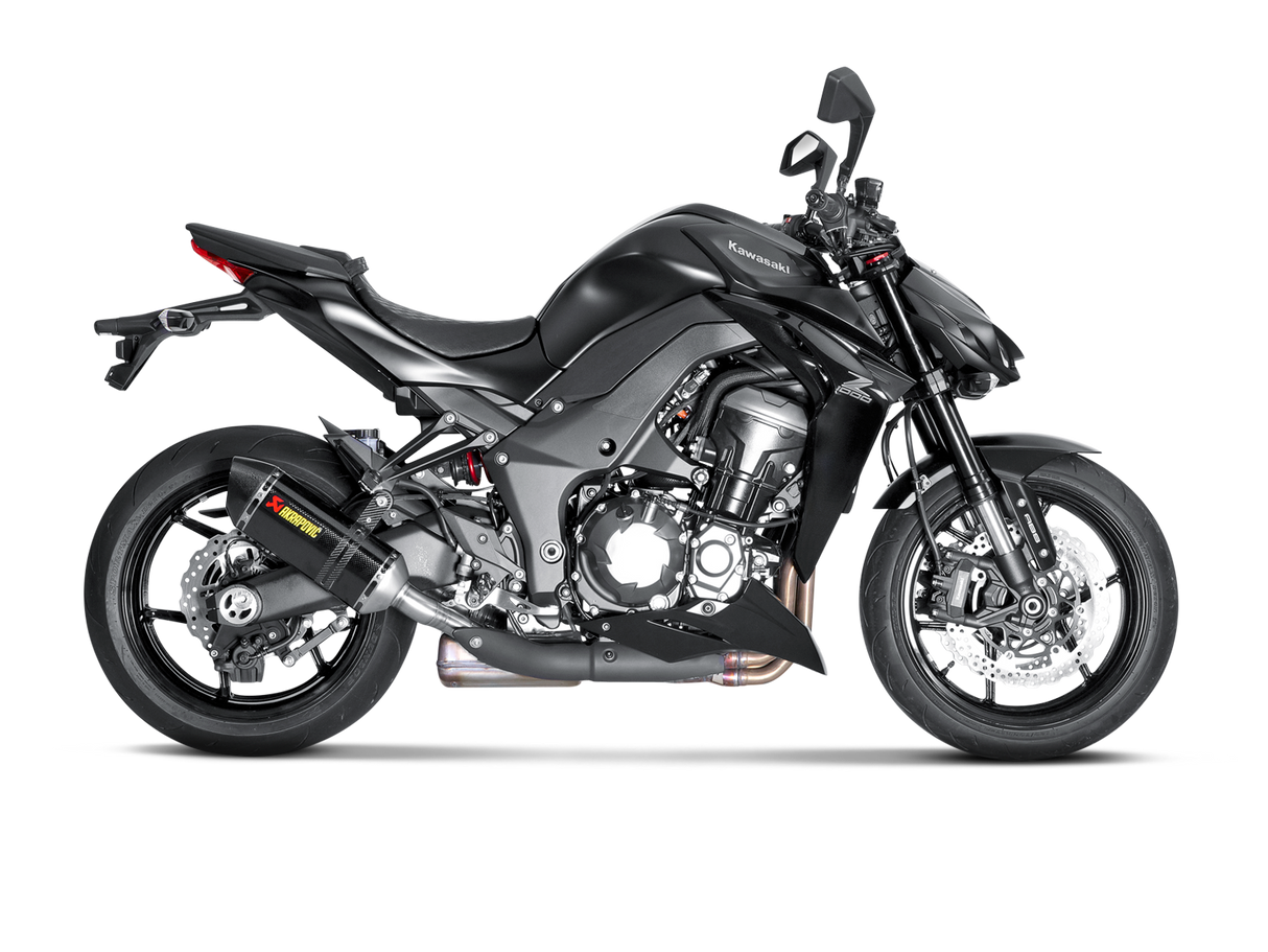 Akrapovic Slip-On Line Carbon Muffler System w/Carbon End Cap for Kawasaki Z1000 14-20 Akrapovic