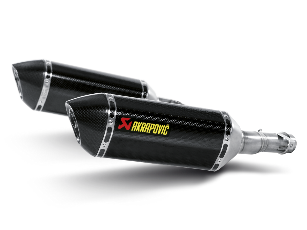 Akrapovic Slip-On Line Carbon Muffler System w/Carbon End Cap for Kawasaki Z1000SX/Ninja 1000 10-13 Akrapovic