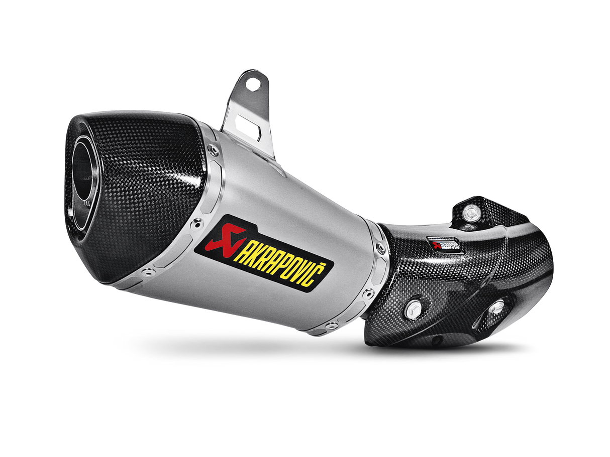 Akrapovic Slip-On Line Titanium Muffler System w/Carbon End Cap for Kawasaki Ninja ZX-10R 11-15 Akrapovic