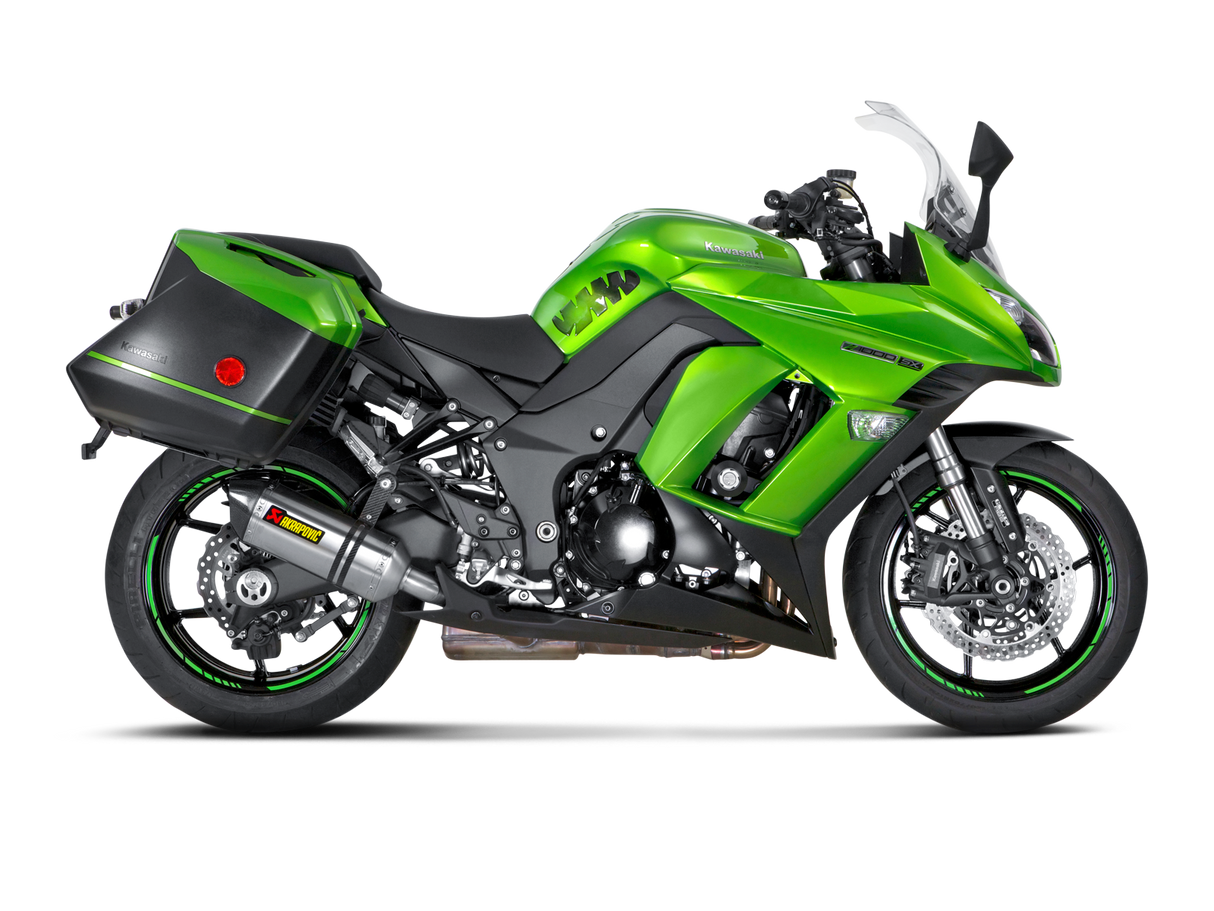 Akrapovic Slip-On Line Titanium Muffler System w/Carbon End Cap for Kawasaki Z1000SX/Ninja 1000 14-16 Akrapovic