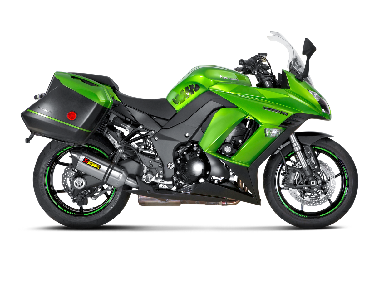 Akrapovic Slip-On Line Titanium Muffler System w/Carbon End Cap for Kawasaki Z1000SX/Ninja 1000 14-16 Akrapovic