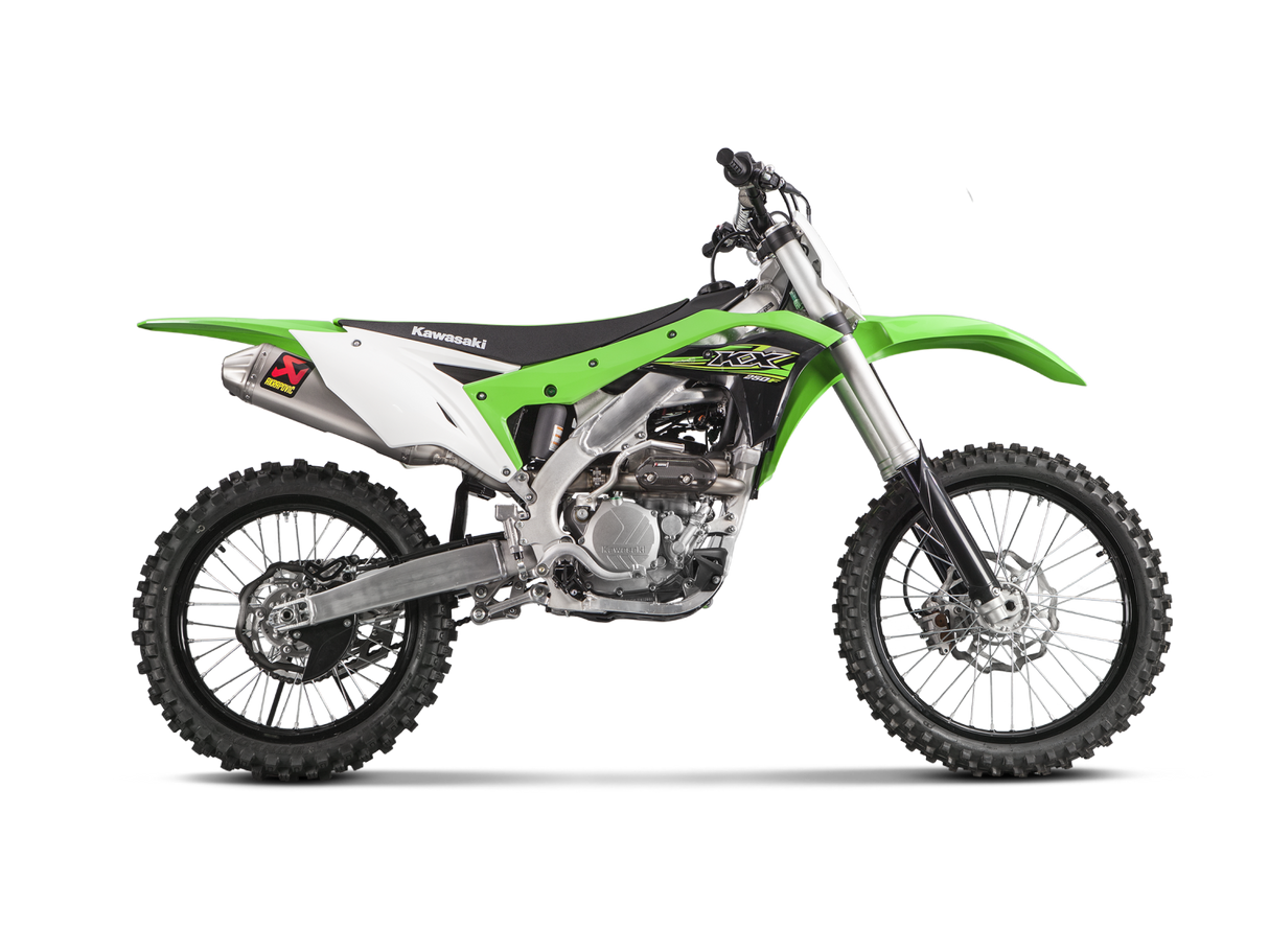 Akrapovic Racing Line Titanium Exhaust System w/Titanium End Cap for Kawasaki KX 250 F 17-20 Akrapovic