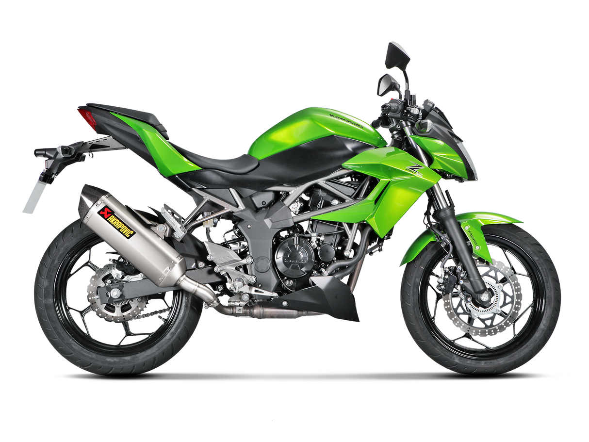 Akrapovic Slip-On Line Stainless Steel Muffler System w/Carbon End Cap for Kawasaki Ninja 250SL/Z250SL 15-17 Akrapovic