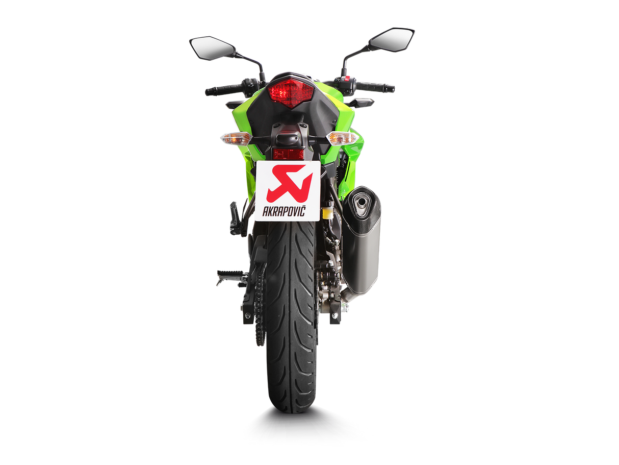 Akrapovic Slip-On Line Stainless Steel Muffler System w/Carbon End Cap for Kawasaki Ninja 250SL/Z250SL 15-17 Akrapovic