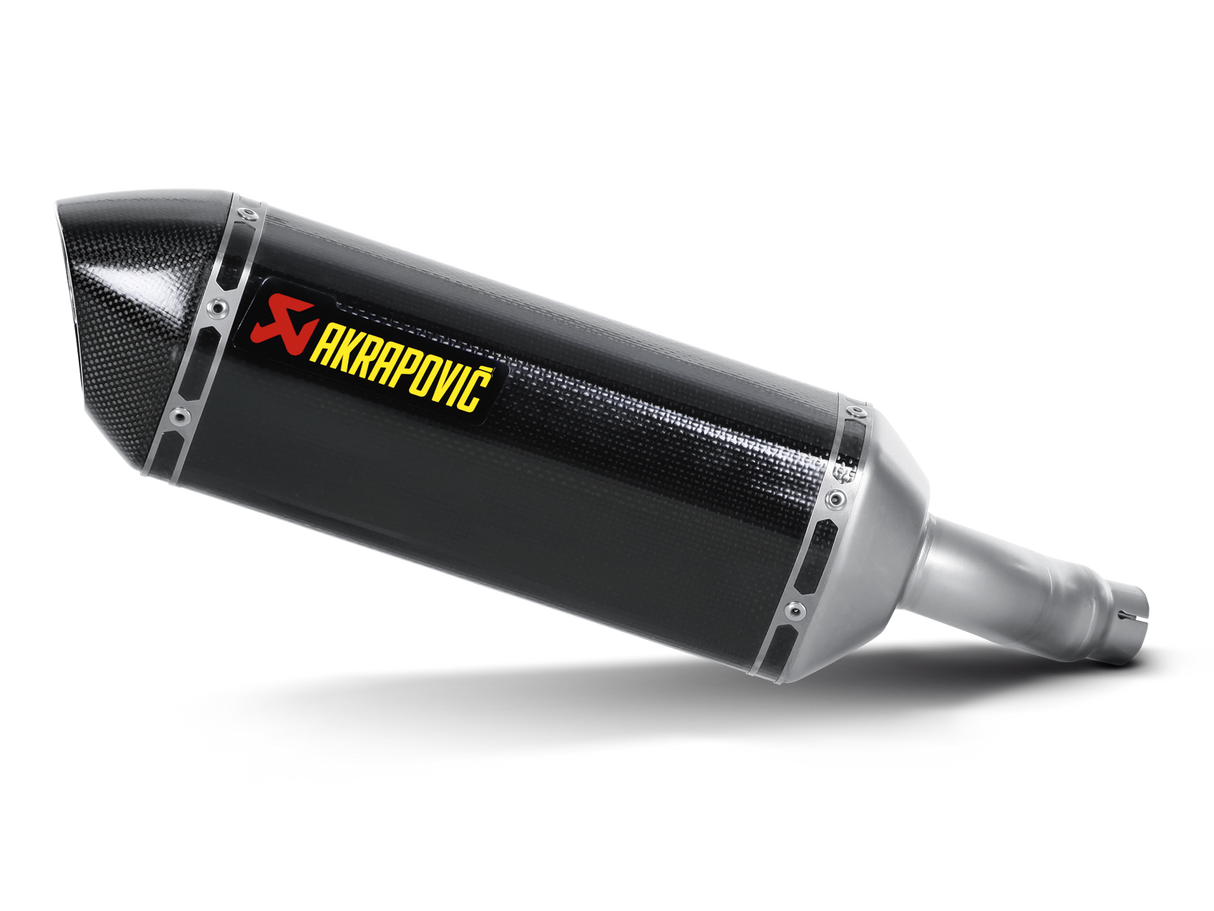 Akrapovic Slip-On Line Carbon Muffler System w/Carbon End Cap for Kawasaki Z250/Ninja 300 13-16 Akrapovic