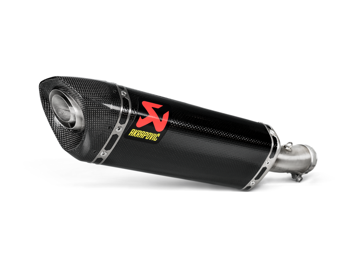 Akrapovic Slip-On Line Carbon Muffler System w/Carbon End Cap for Kawasaki Ninja 400 18-Up/Z400 19-Up/Ninja 500/Z500 2024 Akrapovic