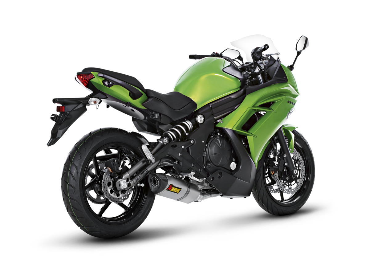 Akrapovic Racing Line Titanium Exhaust System w/Carbon End Cap for Kawasaki ER-6 N/ER-6 F 12-16 Akrapovic