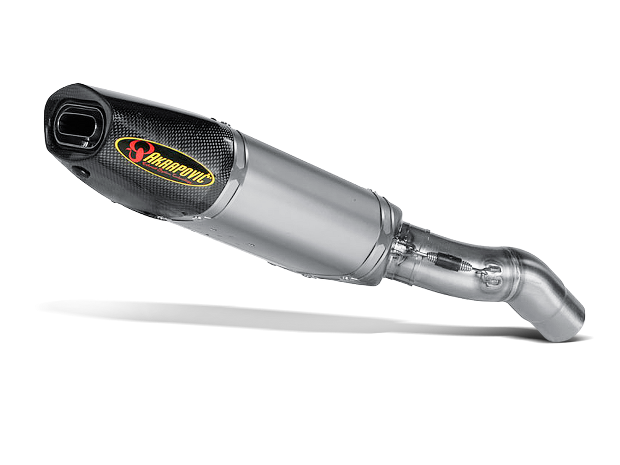 Akrapovic Slip-On Line Titanium Muffler System w/Carbon End Cap for Kawasaki Ninja ZX-6R 07-08 Akrapovic