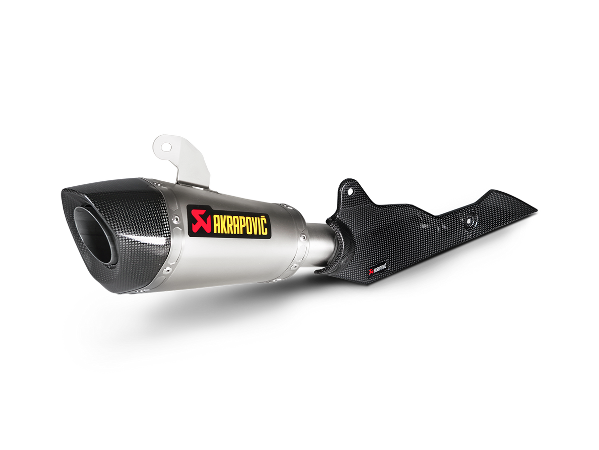 Akrapovic Slip-On Line Titanium Muffler System w/Carbon End Cap & Heat Shield for Suzuki GSX-S 1000/1000GT/950 15-20 Akrapovic