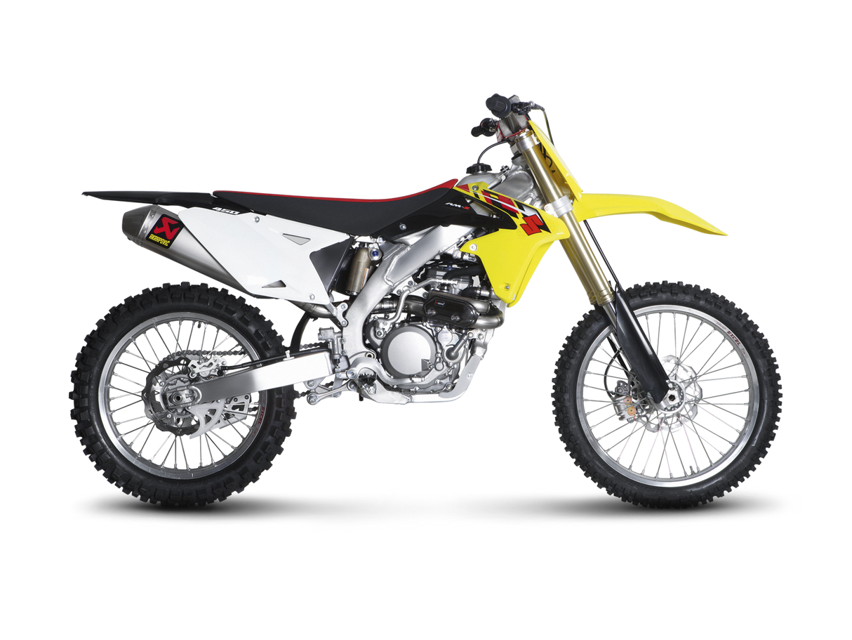 Akrapovic Evolution Line Titanium Exhaust System w/Titanium End Cap for Suzuki RM-Z 450 08-17 Akrapovic