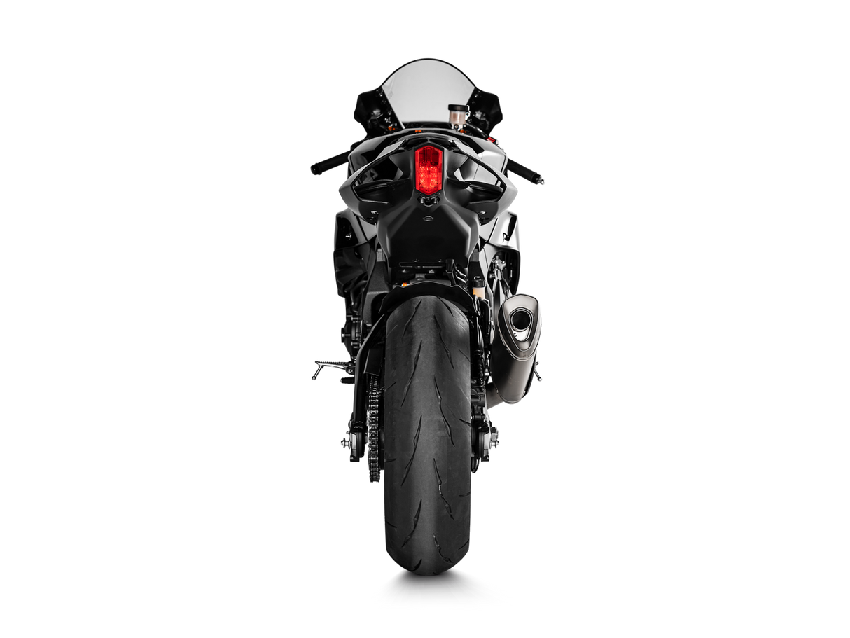 Akrapovic Racing Line Titanium Exhaust System w/Titanium End Cap for Yamaha YZF-R1 20-Up Akrapovic