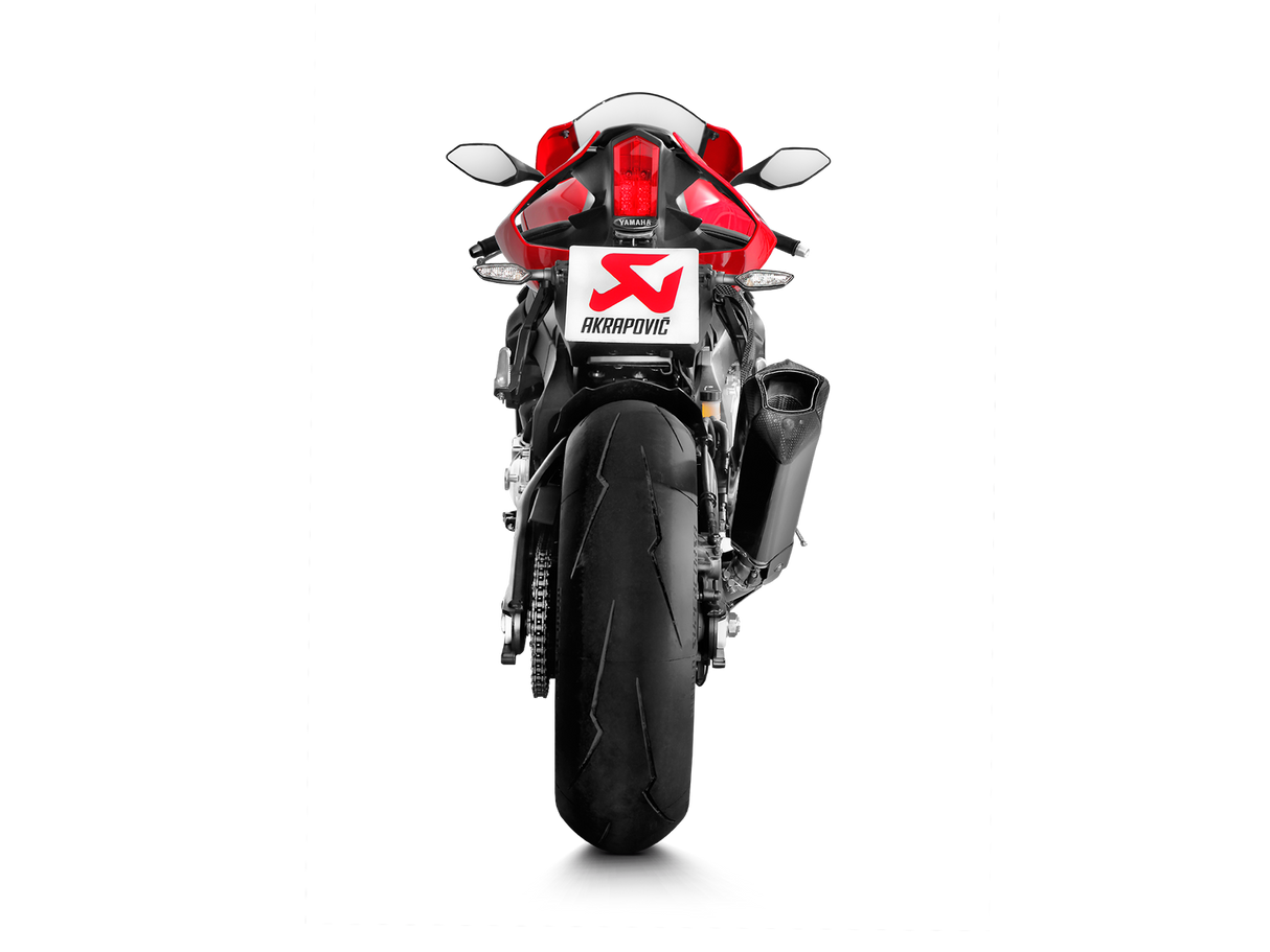 Akrapovic Slip-On Line Carbon Muffler System w/Carbon End Cap for Yamaha YZF-R1 15-16 Akrapovic