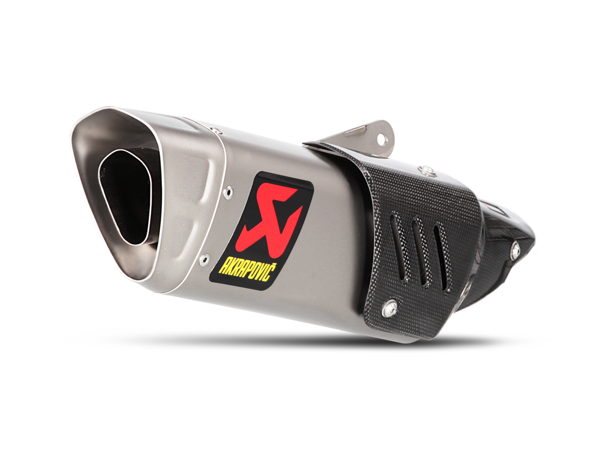Akrapovic Slip-On Line Titanium Muffler System w/Titanium End Cap for Yamaha MT-10/FZ-10 16-21 Akrapovic
