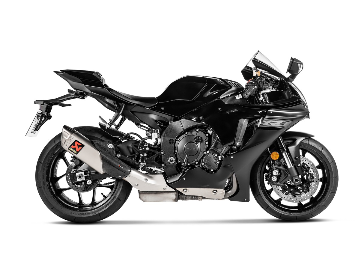 Akrapovic Slip-On Line Titanium Muffler System w/Titanium End Cap for Yamaha YZF-R1 20-Up Akrapovic