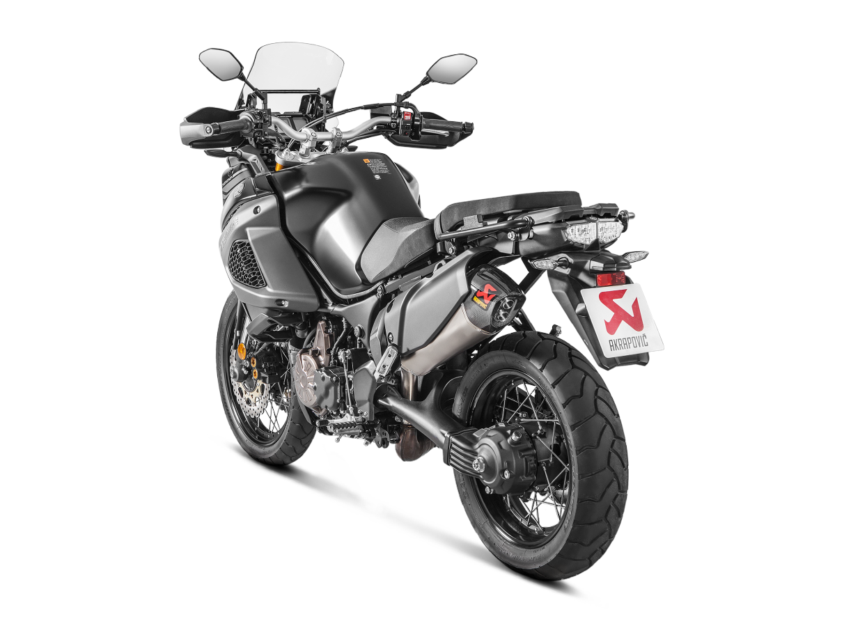 Akrapovic Slip-On Line Titanium Muffler System w/Carbon End Cap for Yamaha XT1200Z/XT1200ZE 10-20 Akrapovic