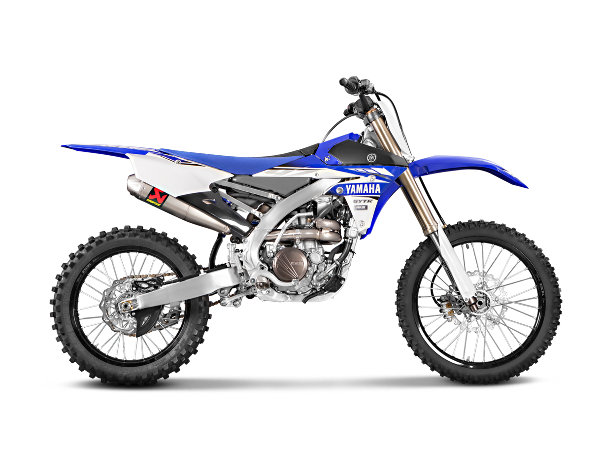 Akrapovic Racing Line Titanium Exhaust System w/Titanium End Cap for Yamaha YZ250F/YZ250FX 14-18 Akrapovic