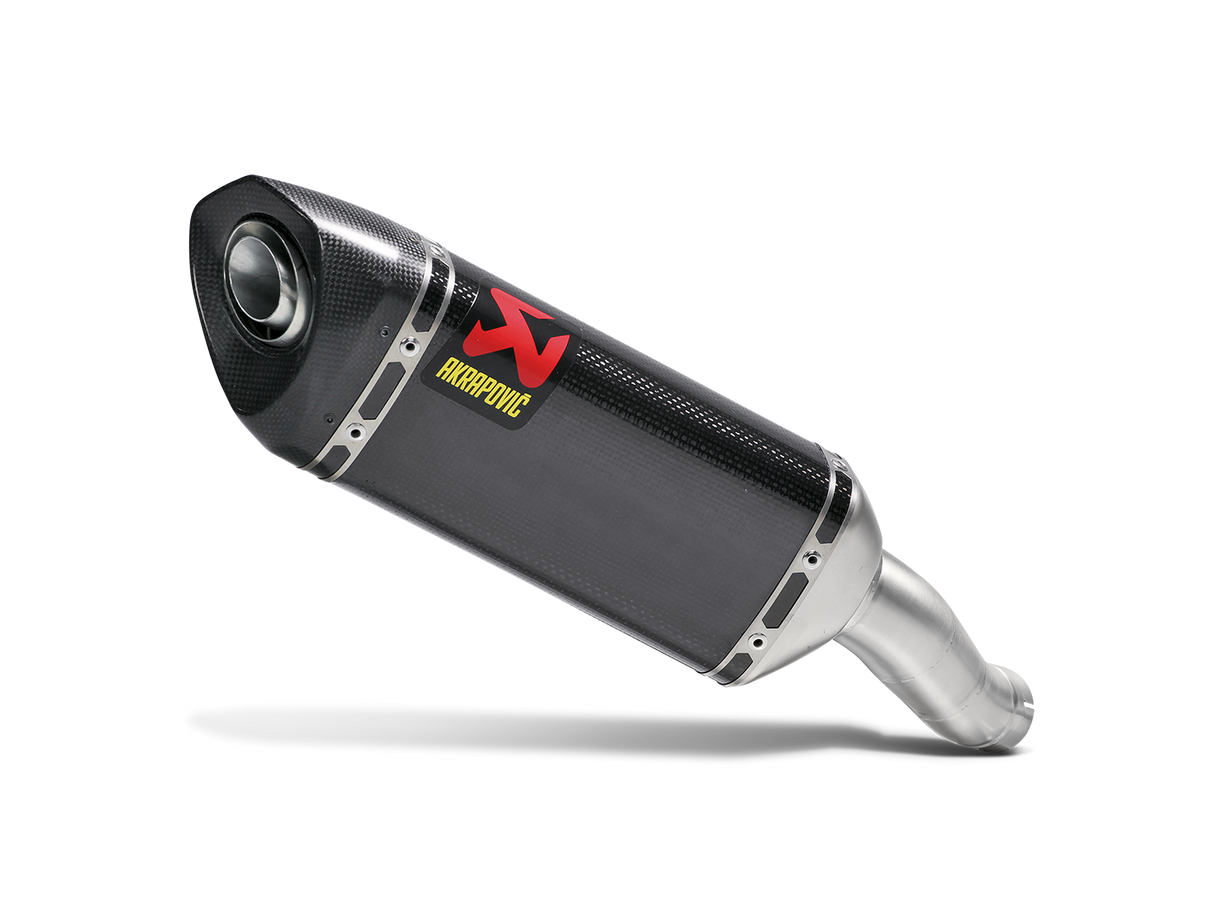 Akrapovic Slip-On Line Carbon Muffler System w/Carbon End Cap for Yamaha YZF-R25 14-16/YZF-R3 14-16 Akrapovic