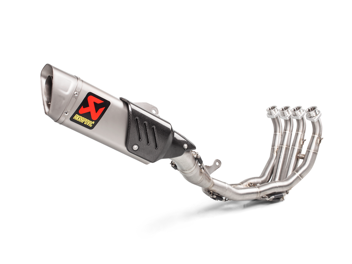 Akrapovic Evolution Line Titanium Exhaust System w/Titanium End Cap for Yamaha YZF-R6 08-Up Akrapovic
