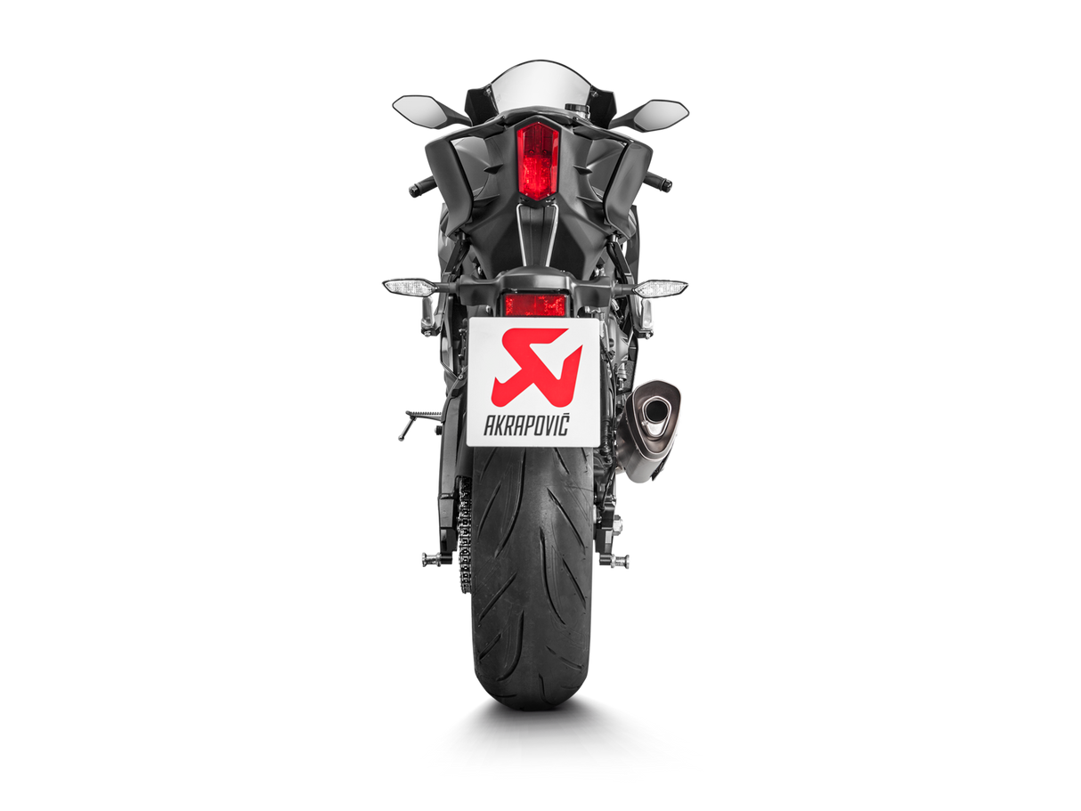 Akrapovic Evolution Line Titanium Exhaust System w/Titanium End Cap for Yamaha YZF-R6 08-Up Akrapovic