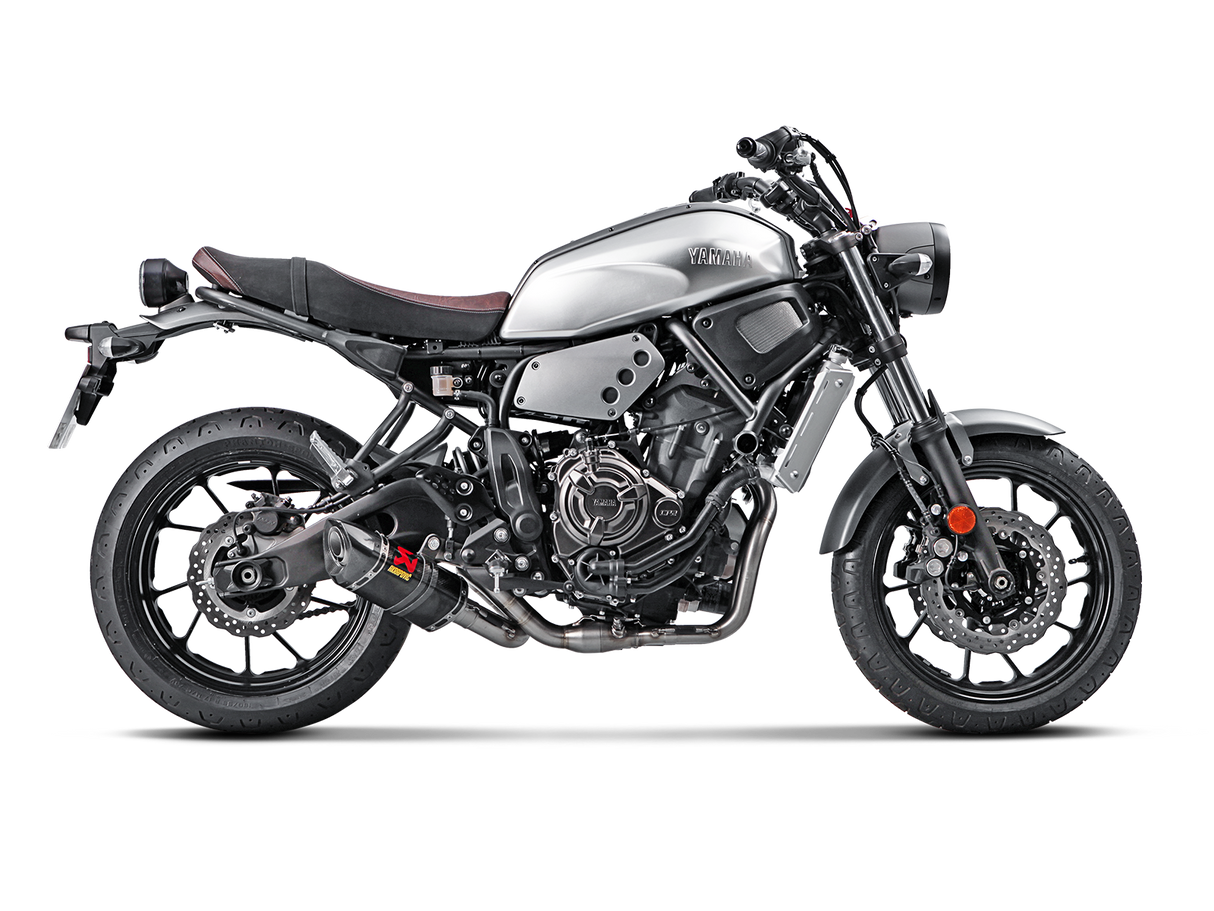 Akrapovic Racing Line Carbon Exhaust System w/Carbon End Cap for Yamaha MT-07/FZ-07 14-20 Akrapovic