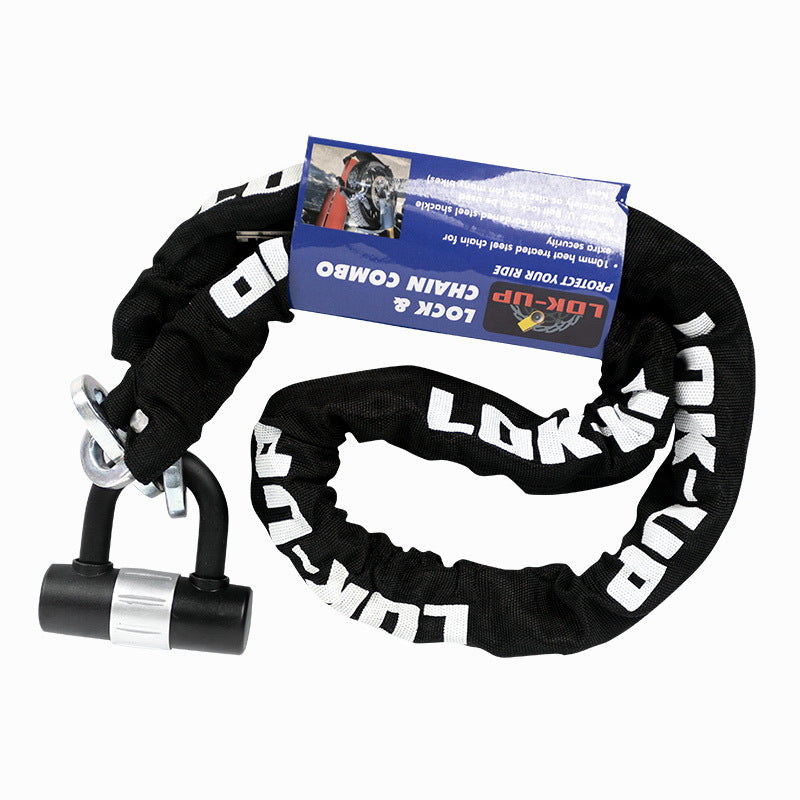 LOK UP - LOK UP U-LOCK & CHAIN COMBO - Shark Leathers
