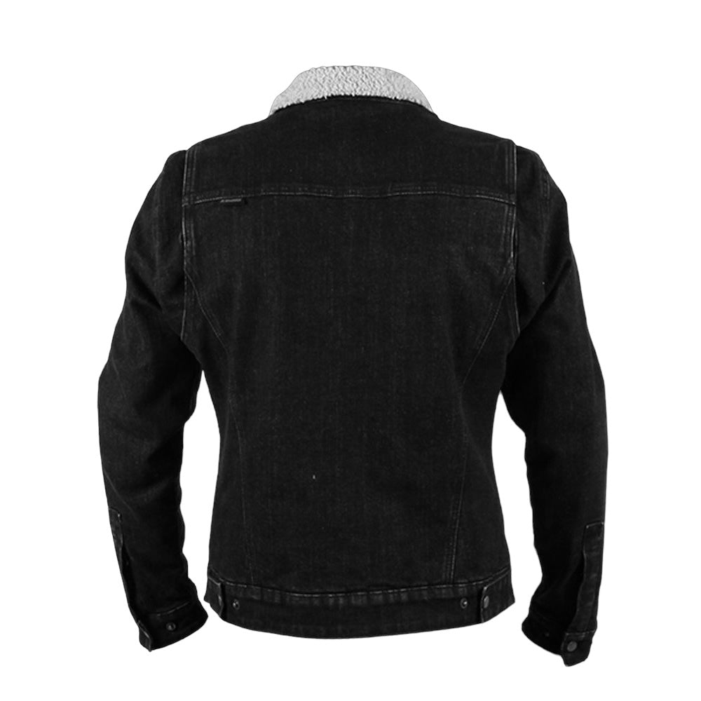 Shark Leathers - Shark Ladies Sherpa Trucker Jacket - Shark Leathers