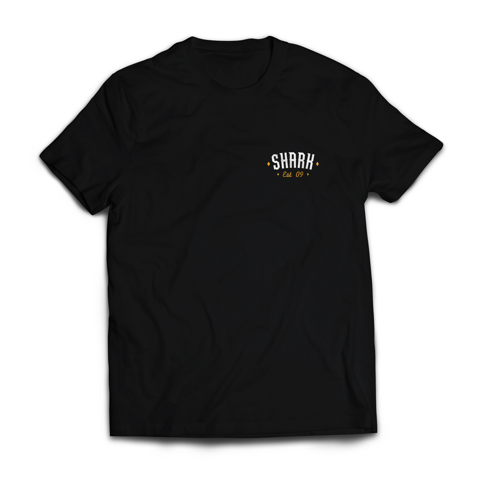 Shark Leathers - Shark Gamble Black/Yellow Tee - Shark Leathers