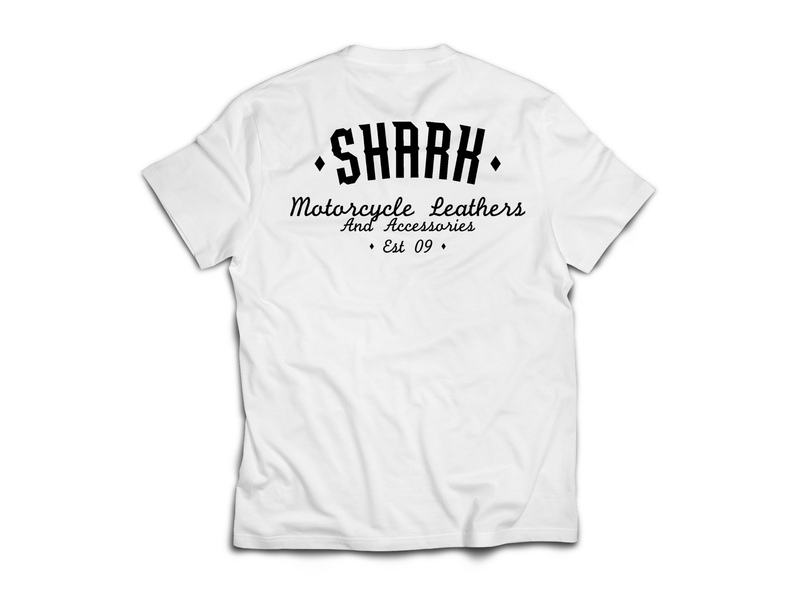 Shark Leathers - Shark Gamble White Tee - Shark Leathers