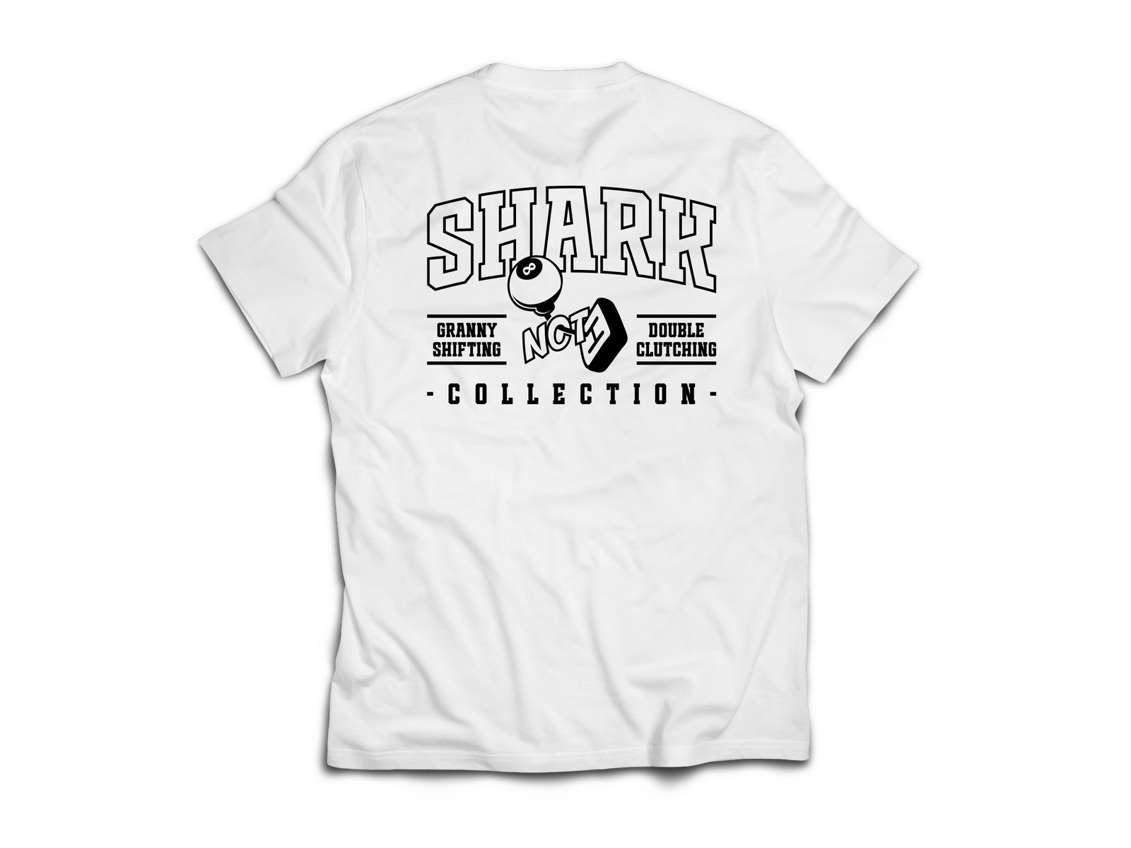 Shark Leathers - Shark Granny Shifting Tee White - Shark Leathers