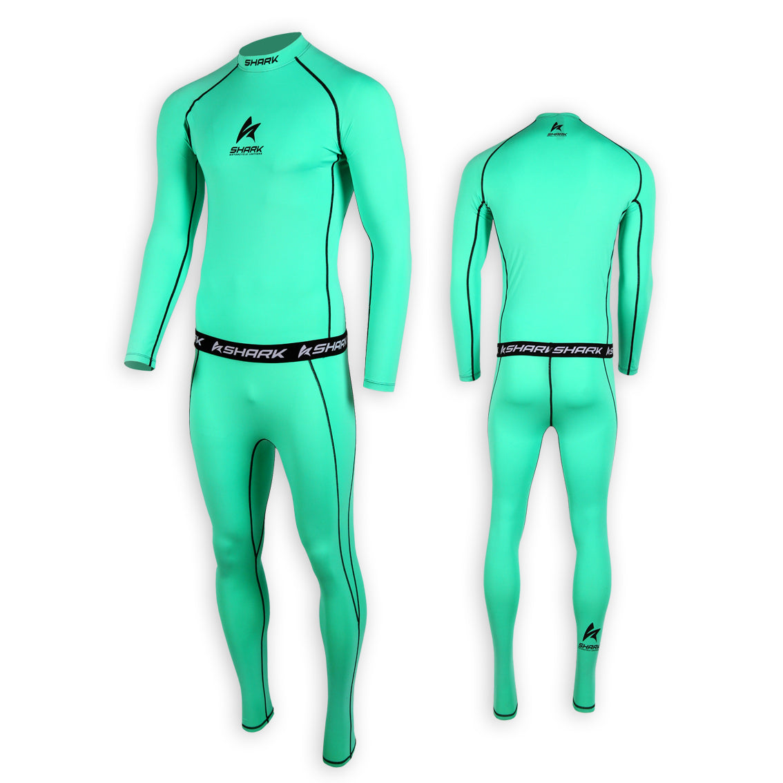 Shark - Bamboo Compression Set, Side View | Shark Leathers