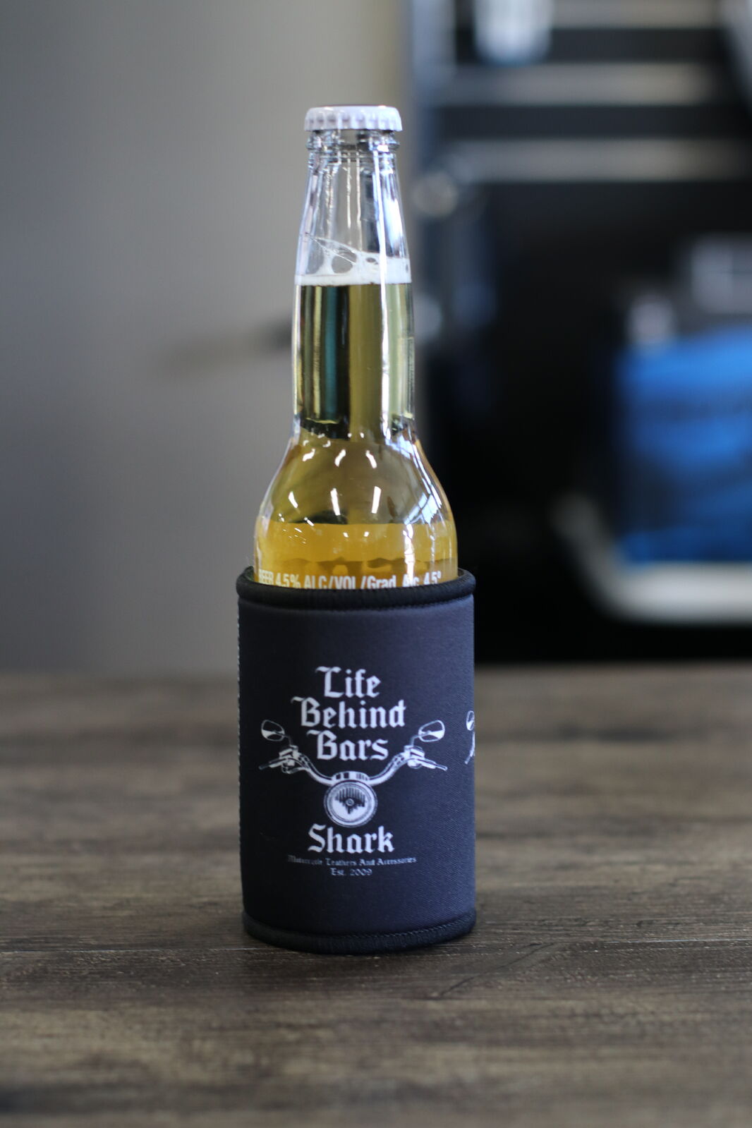 Shark Leathers Magnetic Stubby Holder - Life Behind Bars