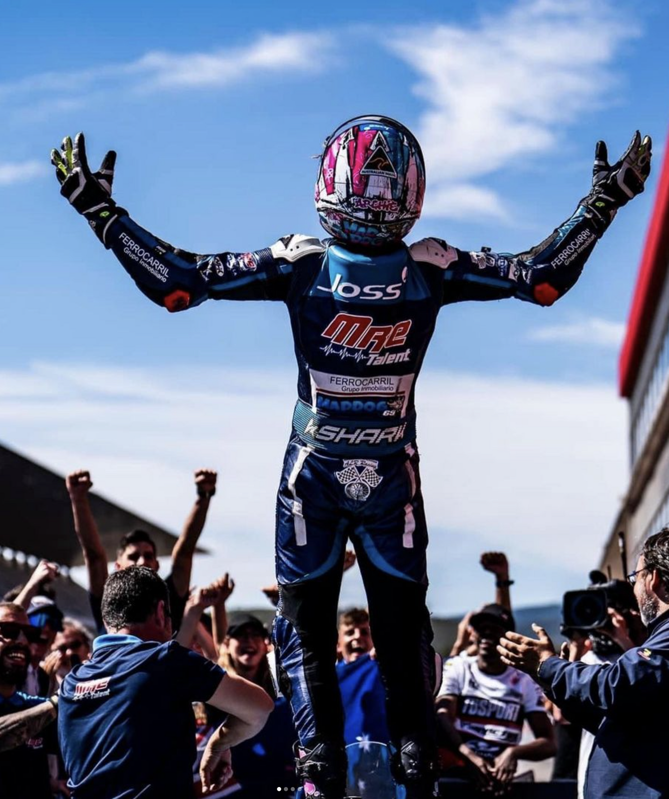 Shark Leathers - Shark Leathers Custom Race Suit - Shark Leathers