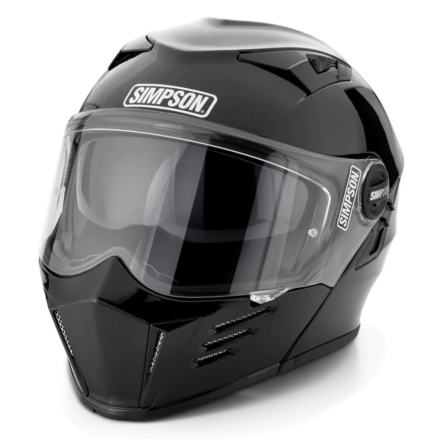 【sa_ma★ 】SIMPSON Bandit pro Simpson Mod Bandit - Gloss Black | Shark Leathers