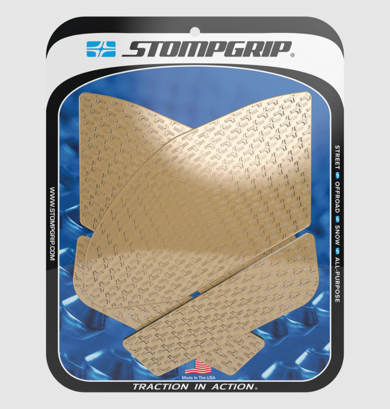 Stompgrip Volcano Tank Grips Clear for Suzuki GSX-R1000 17-25/GSX-R1000 ABS 17-25/GSX-R1000R 17-25/GSX-R1000X 19-20