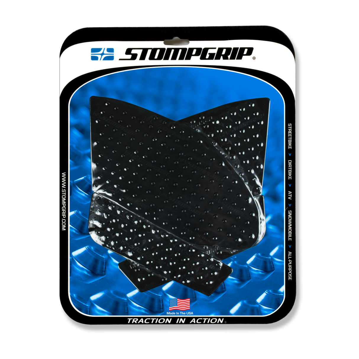 Stompgrip Volcano Tank Grips Black for Suzuki GSX-R1000 17-25/GSX-R1000 ABS 17-25/GSX-R1000R 17-25/GSX-R1000X 19-20