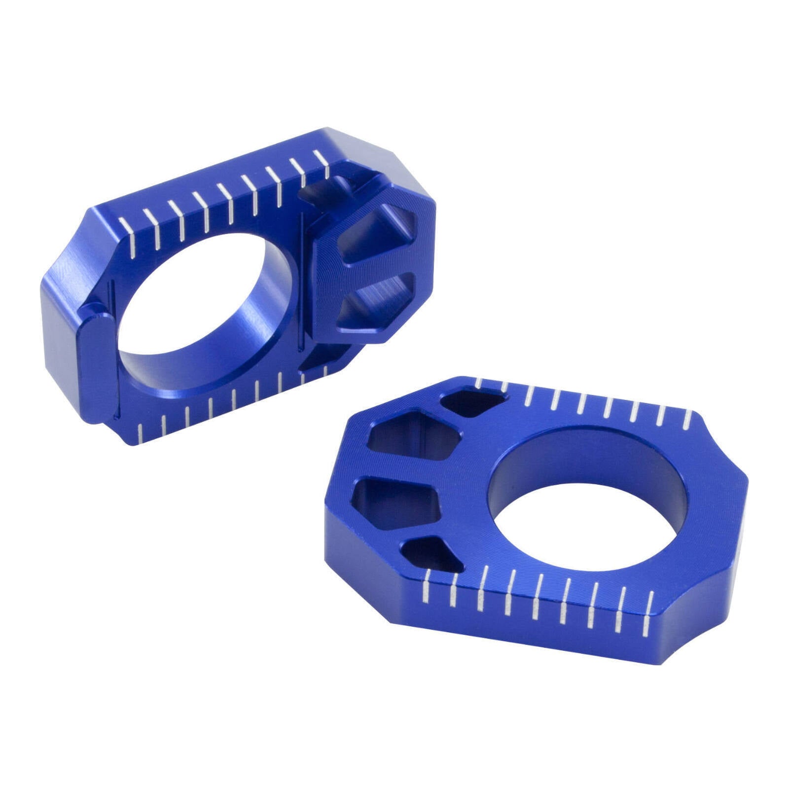Zeta Rear Axle Block - Yamaha YZ250F ('12-), YZ450F ('10-) - Blue