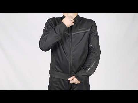 Load video: Oxford Arizona Air 1.0 Mens Jacket - Black