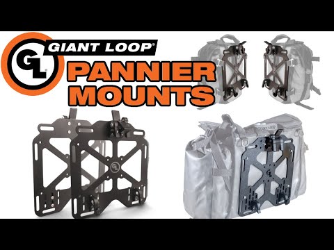Load video: Giant Loop Pannier Mounts - 18mm Tubing