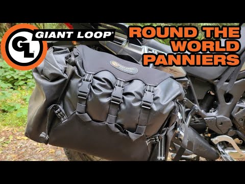 Load video: Giant Loop Round The World Panniers '26 - Black (90L)