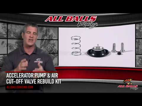 Load video: All Balls Racing Air Cut Off Valve Rebuild Kit (46-4010)